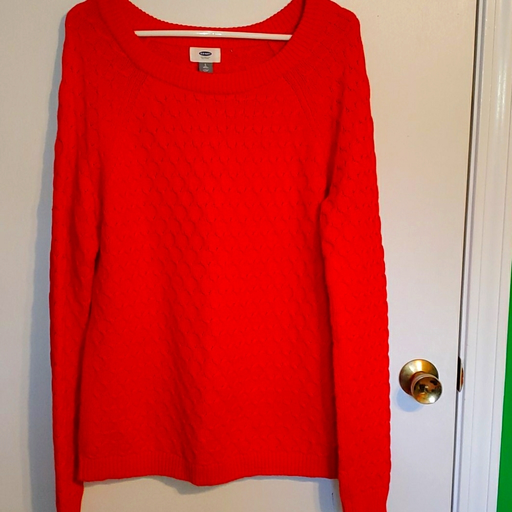 Old Navy women's LT orange sweater